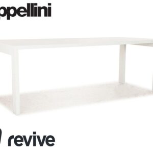 Cappellini Gamma Holz Esstisch Weiß by Jasper Morrison 209 x 89