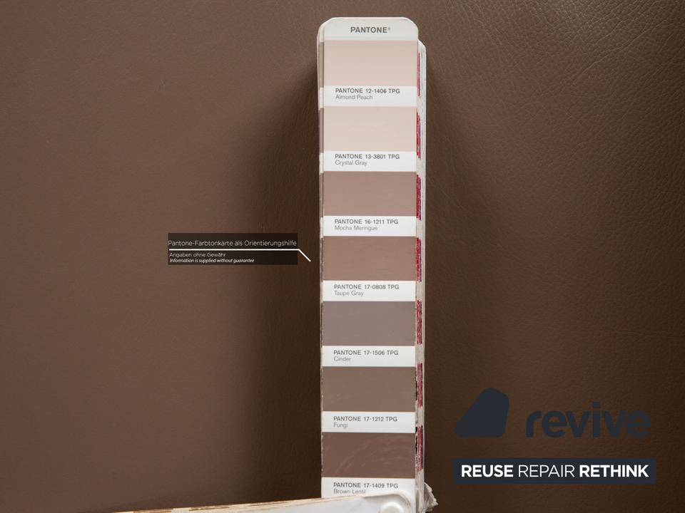 BoConcept Fargo Leder Zweisitzer Braun Sofa Couch – Bild 9