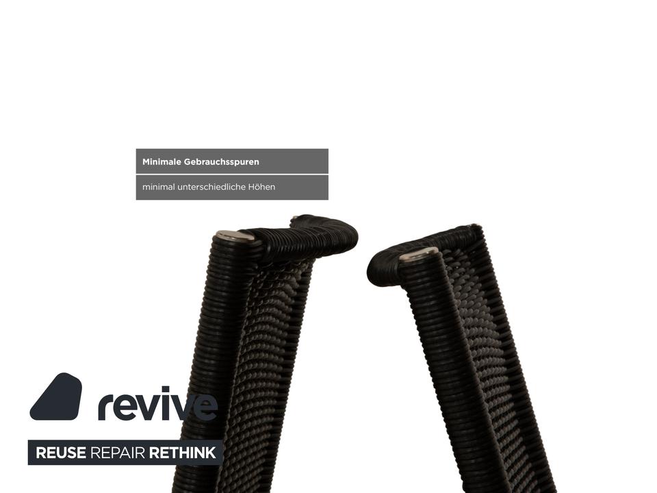 6er Garnitur Tecta B20 Dunkelgrau Geflecht – Bild 5