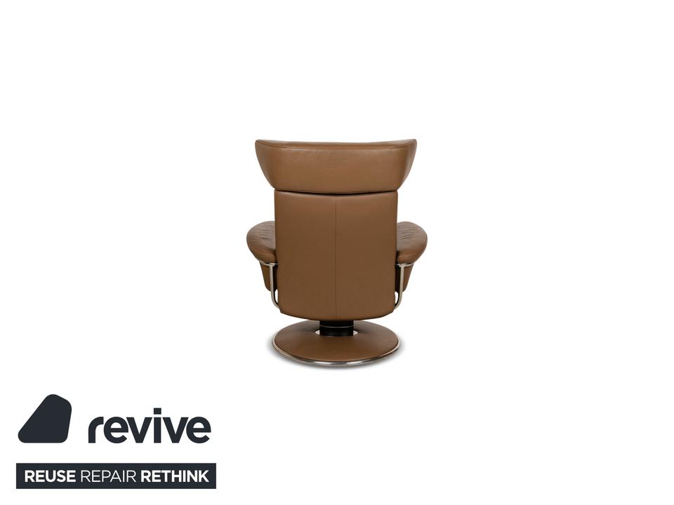 Stressless Jazz M Leder Sessel Braun inkl. Hocker manuelle – Bild 7