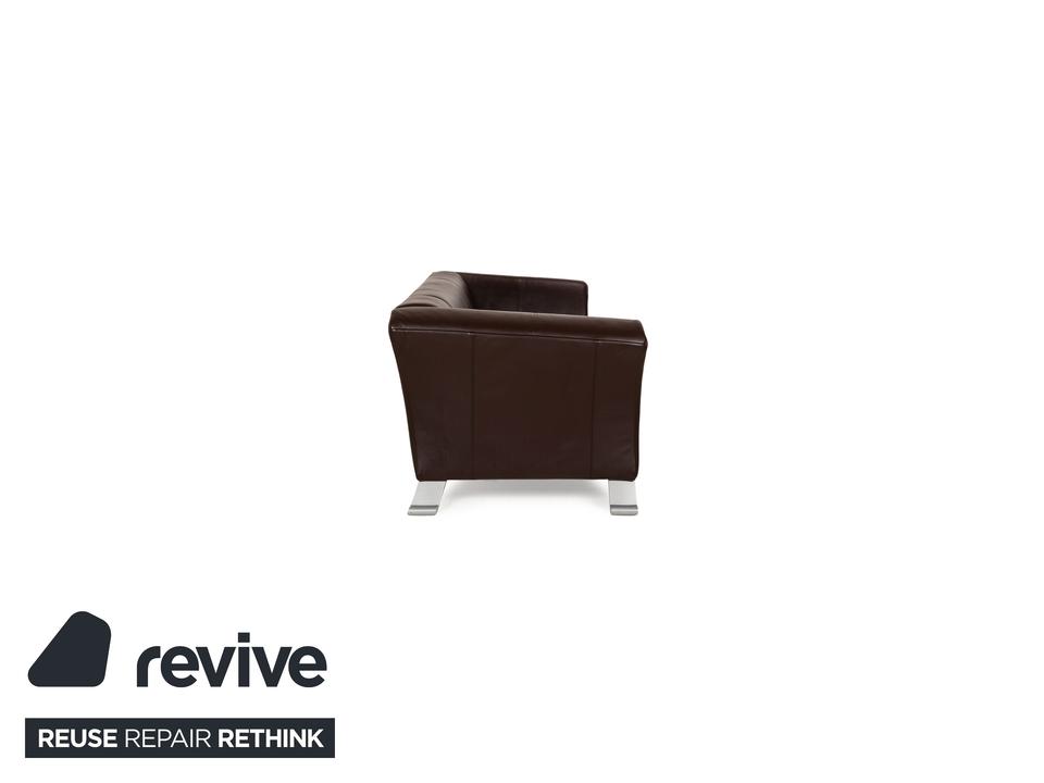 Rolf Benz 322 Leder Dreisitzer Braun Sofa Couch – Bild 8