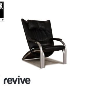 WK Wohnen Spot 698 Leder Sessel Schwarz Funktion Relaxfunktion ✨