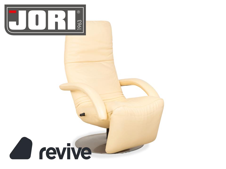 Jori Yoga Mono Move Leder Sessel Creme manuelle Funktion