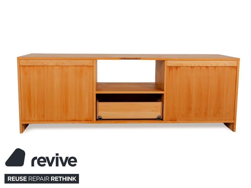 Grüne Erde Holz Sideboard Hellbraun Massivholz Schublade – Bild 11
