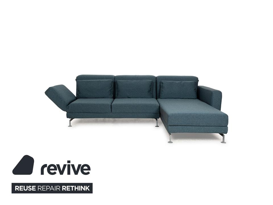Brühl Moule Stoff Ecksofa Blau Petrol Recamiere Rechts manuelle ✨ – Bild 13