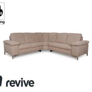 Musterring Stoff Ecksofa Beige Sofa Couch