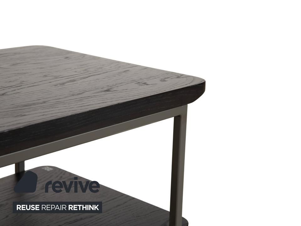 Rolf Benz 987 Couchtisch Holz Metall Beistelltisch Schwarz – Bild 4