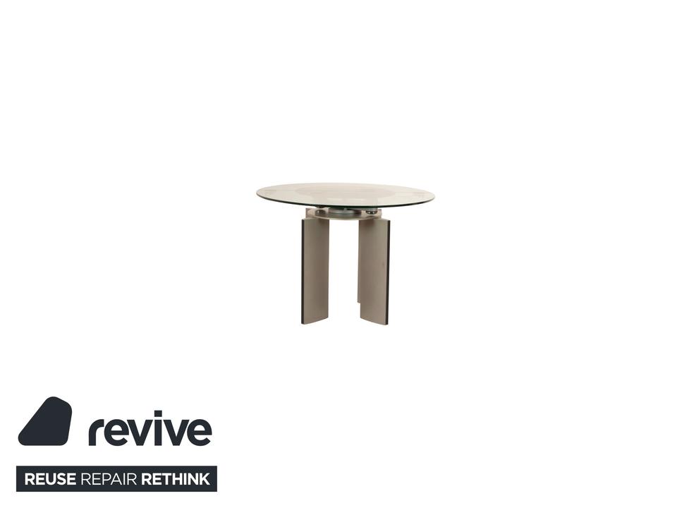 Ronald Schmitt K / G 750 / E Glas Esstisch Silber Ausziehfunktion – Bild 11