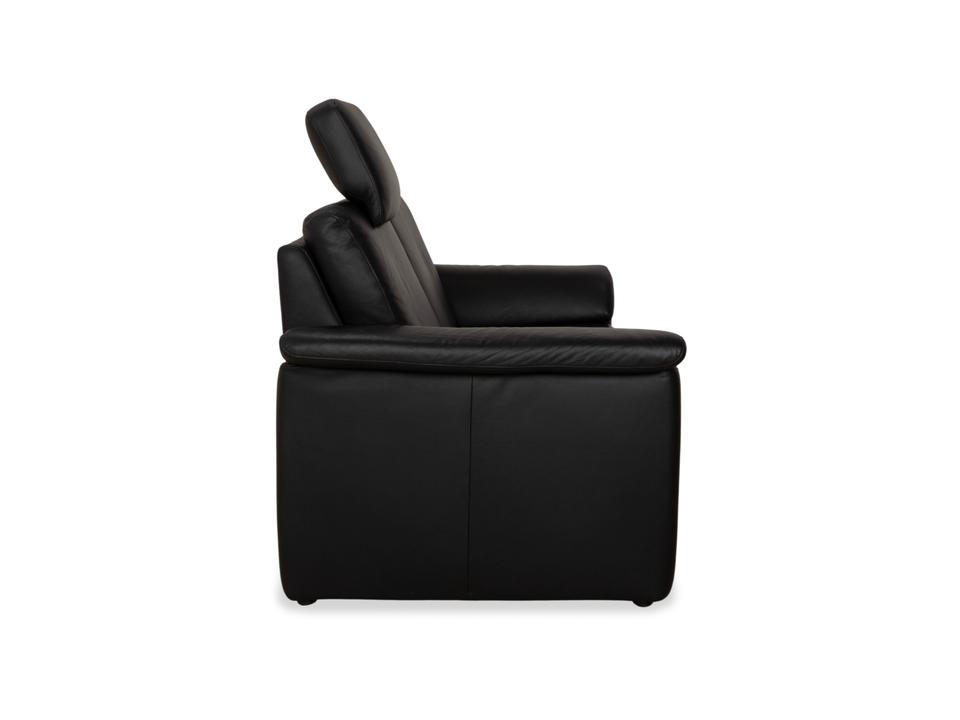 Willi Schillig Lucca Leder Zweisitzer Schwarz Sofa Couch – Bild 13