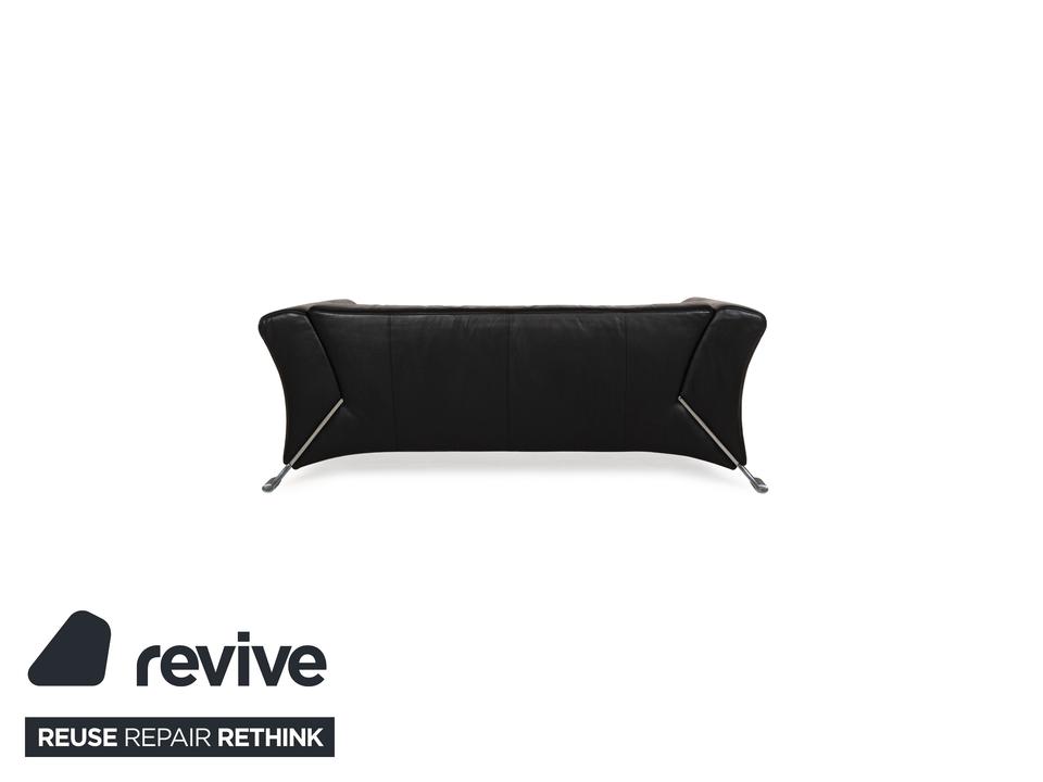 Rolf Benz 322 Leder Zweisitzer Grau Anthrazit Sofa Couch – Bild 9