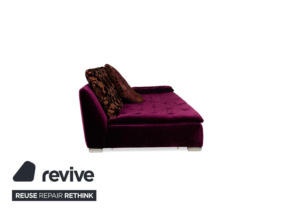 Bretz Filousof Stoff Viersitzer Lila Sofa Couch – Bild 10