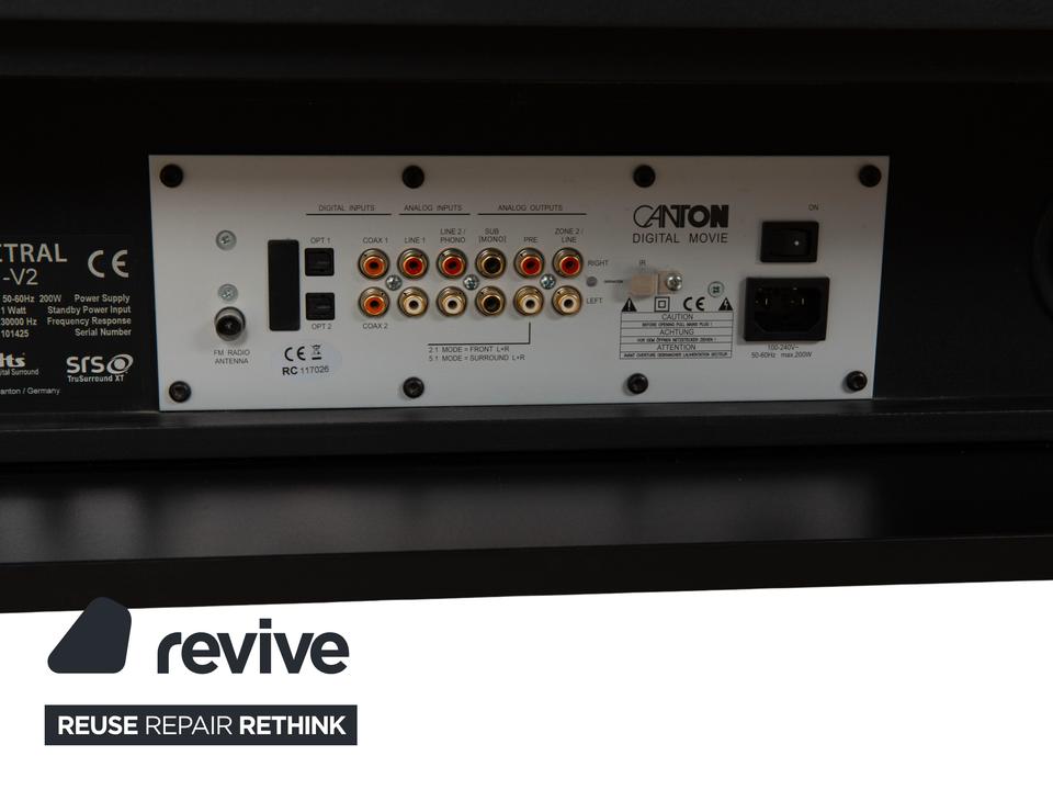 Spectral Brick BR 1502 Glas Sideboard Lila Canton HiFi Board – Bild 6