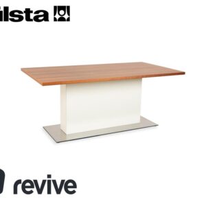 Hülsta ET 1500 Holz Esstisch Braun Weiß