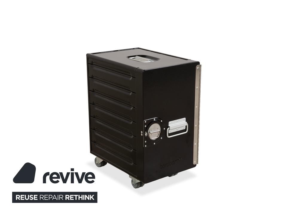 bordbar Box Container Schwarz Anschlag rechts Flugzeugtrolley – Bild 3