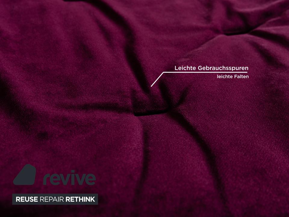 Bretz Filousof Stoff Viersitzer Lila Sofa Couch – Bild 4