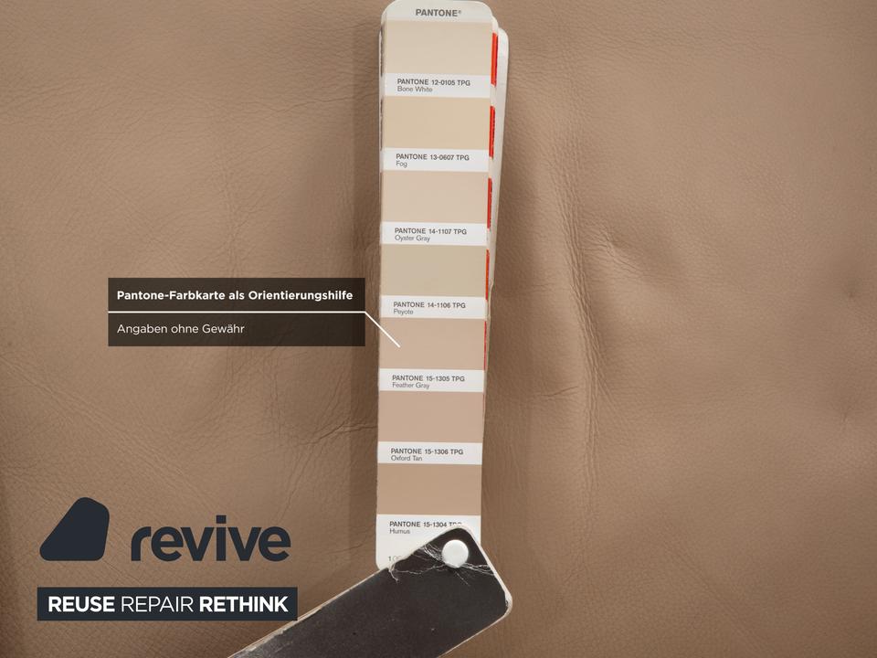 Willi Schillig Ergoline Leder Sessel Creme Beige manuelle – Bild 12