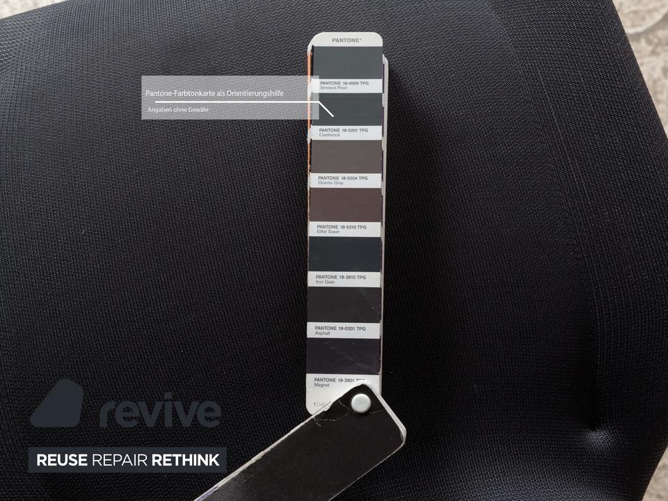 6er Garnitur Rolf Benz 610 Stoff Stuhl Grau – Bild 10