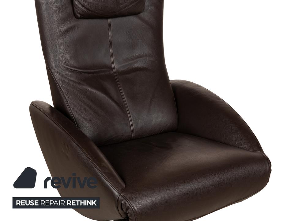 FSM Mate Leder Sessel Braun elektrische Funktion Relaxsessel ✨ – Bild 3