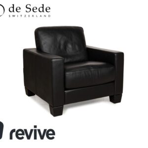 De Sede für WK Wohnen DS-17/WK 612 Leder Sessel Schwarz