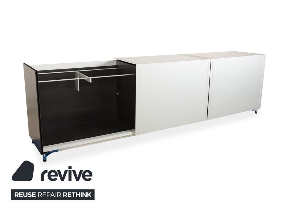 Team by Wellis Metall Sideboard Grau Glas – Bild 3