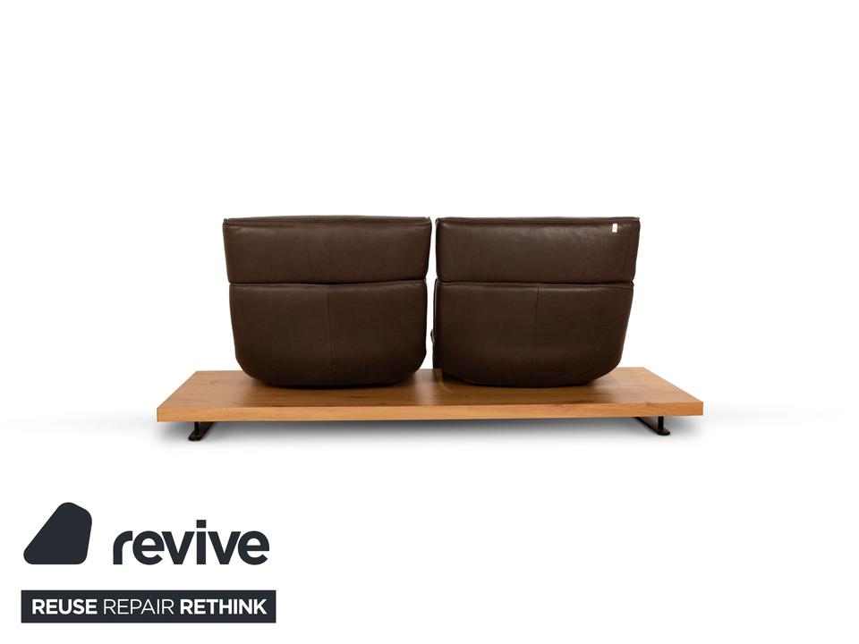 Koinor Free Motion Etino 2 Leder Zweisitzer Braun manuelle – Bild 15