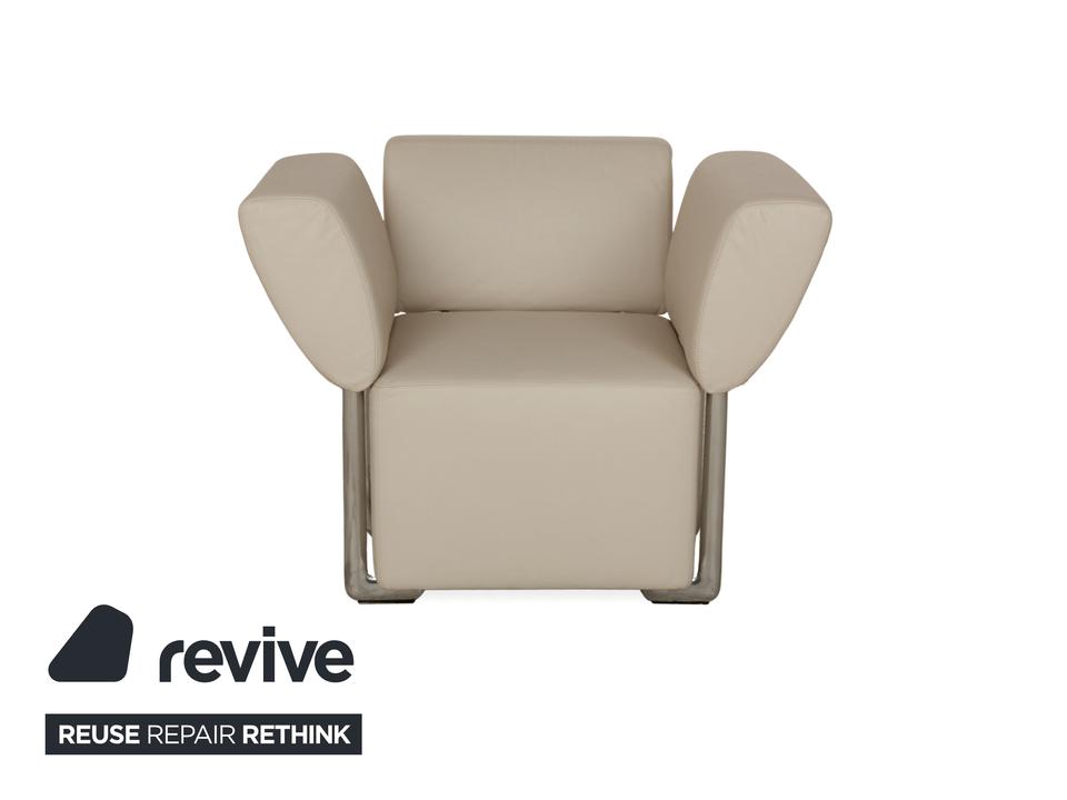 COR Clou Leder Sessel Creme manuelle Funktion – Bild 12
