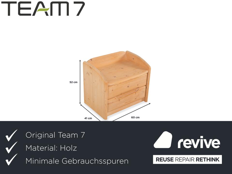 Team7 Holz Nachttisch Tisch Braun – Bild 2