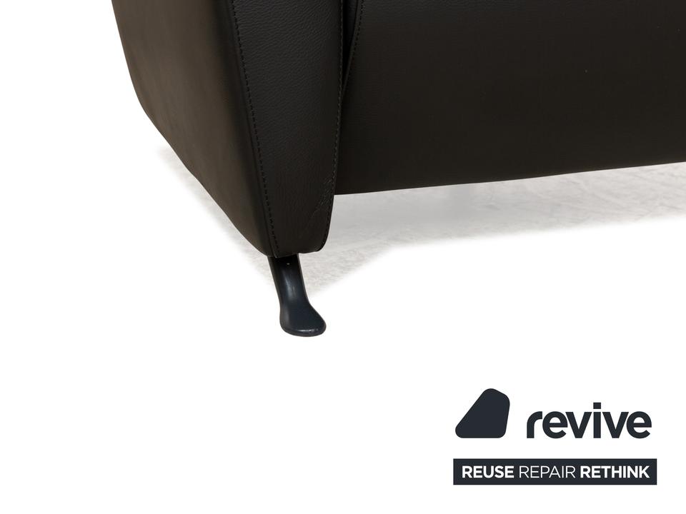 FSM Sesam Leder Sessel Schwarz – Bild 4