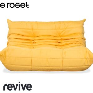 Ligne Roset Togo Zweisitzer Stoff Gelb Neubezug ✨