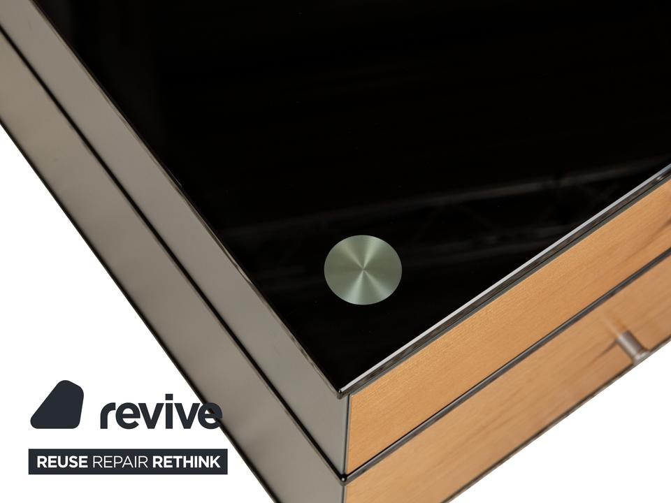 Spectral CL 1552 Glas Holz Metall Sideboard Schwarz Braun Grau – Bild 8