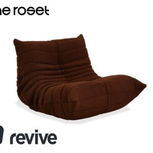 Ligne Roset Togo Sessel Stoff Braun Kastanie Neubezug ✨