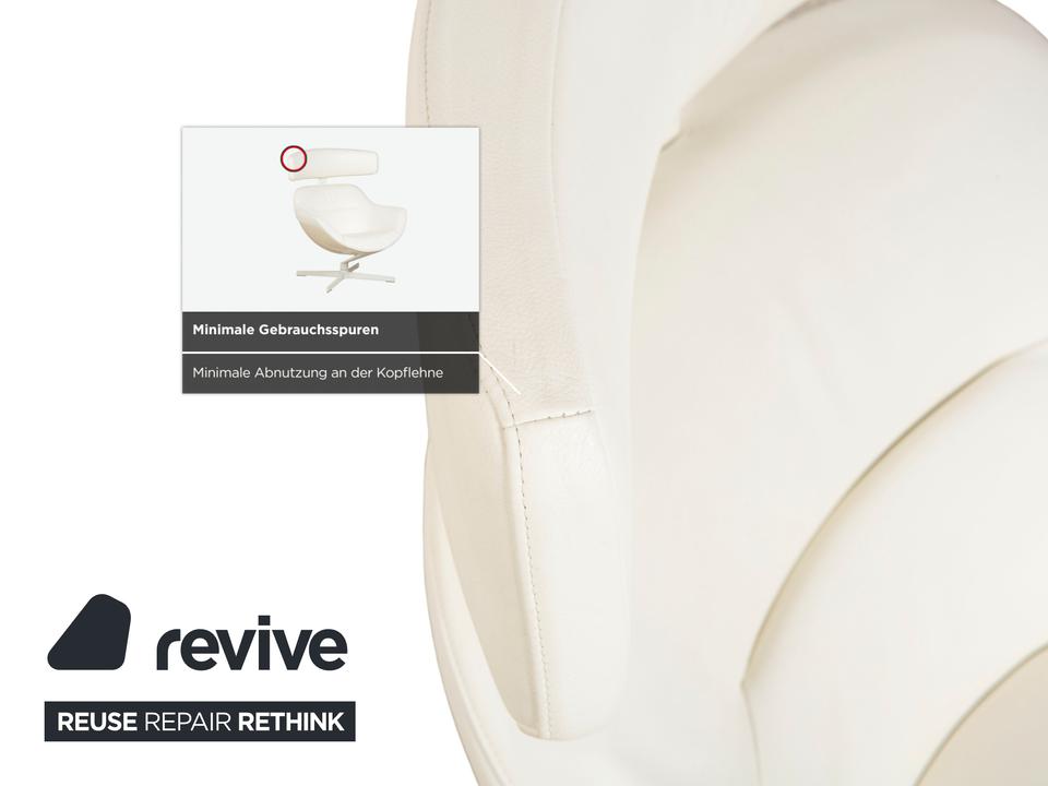 Cassina Auckland Leder Sessel Creme manuelle Funktion inkl. – Bild 10