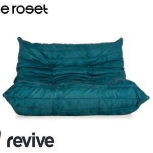 ligne roset Togo Stoff Zweisitzer Blau Sofa Couch Neubezug ✨