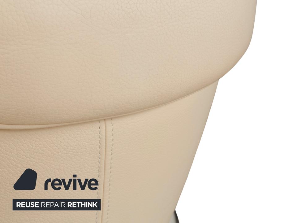 Bretz EVES ISLAND Leder Sessel Creme – Bild 5