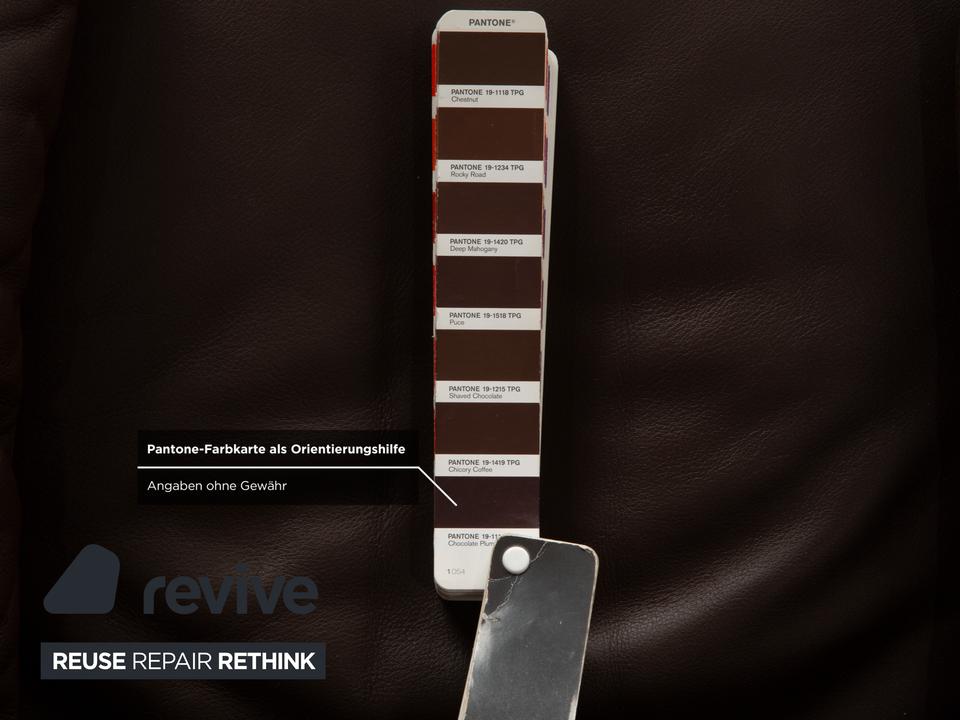 Cassina Maralunga Leder Sessel Braun Kastanie manuelle Funktion – Bild 9