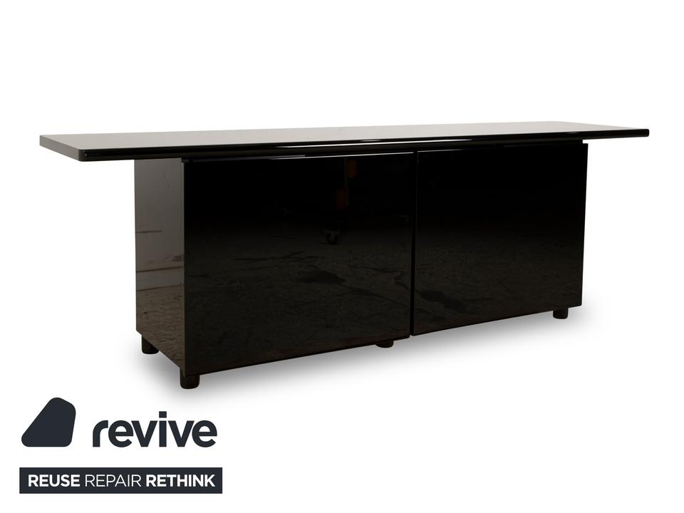 Verardo Holz Sideboard Schwarz – Bild 3