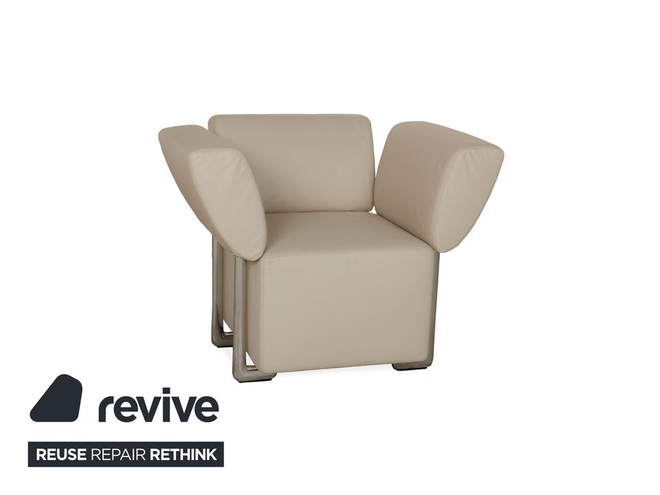 COR Clou Leder Sessel Creme manuelle Funktion