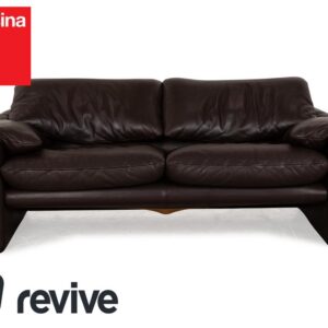 Cassina Maralunga Leder Zweisitzer Braun Dunkelbraun manuelle ✨