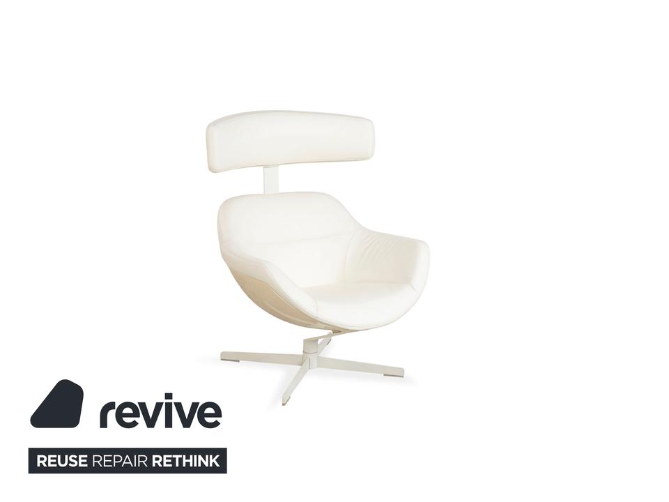 Cassina Auckland Leder Sessel Creme manuelle Funktion inkl. – Bild 4