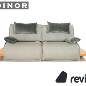 Koinor Free Motion Edit 2 Stoff Zweisitzer Hellblau Blau