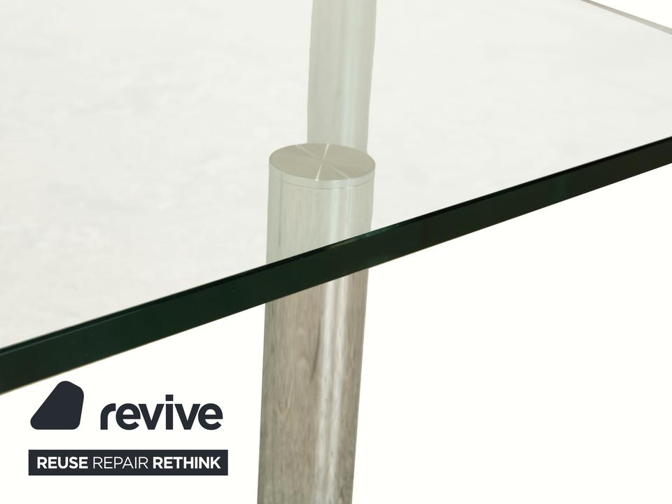 Draenert Imperial Glas Couchtisch Silber – Bild 4