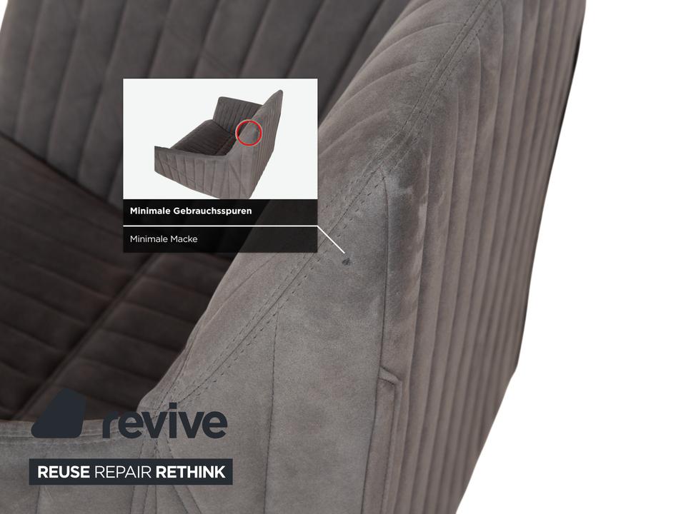 ligne roset Facett Stoff 2x Sessel Hocker Grau – Bild 10