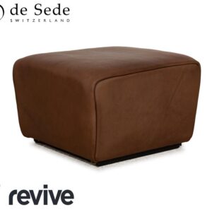 De Sede DS-47 Leder Hocker Dunkelbraun