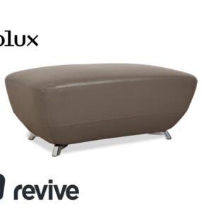 Leolux Daja Leder Hocker Grau