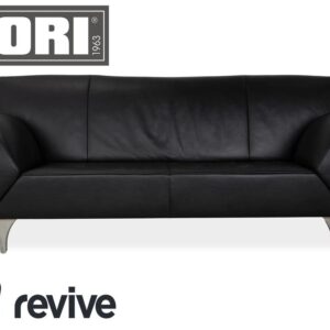 Jori JR-8100 Leder Zweisitzer Schwarz manuelle Funktion Sofa