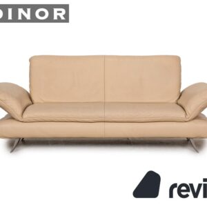 Koinor Rossini Leder Zweisitzer Creme Sofa Couch Funktion ✨