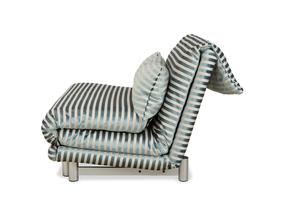 Ligne Roset Multy Zweisitzer Stoff Grün Silber gestreift ✨ – Bild 15