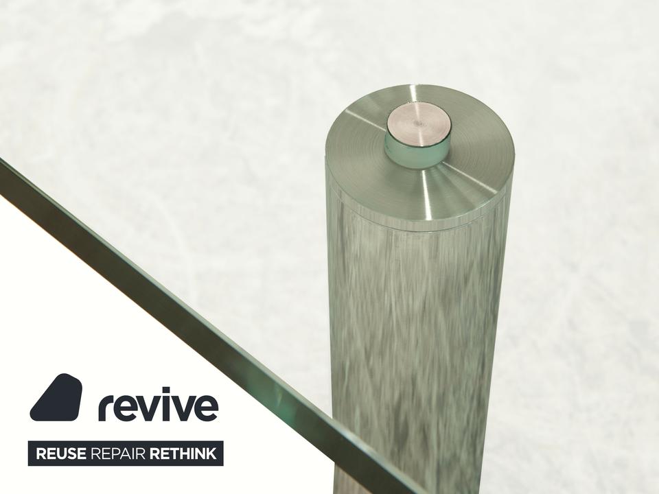 Draenert Imperial Glas Couchtisch Silber – Bild 3