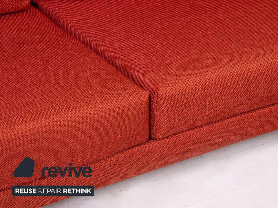 Brühl Moule Stoff Ecksofa Terrakotta Rot Relaxfunktion Funktion ✨ – Bild 4