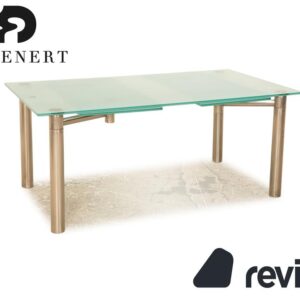 Draenert Casanova ausziehbar Esszimmer Glas Blau 172/272 x 72x